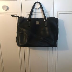 Dooney and Bourke Black Pebble Leather Large Bag